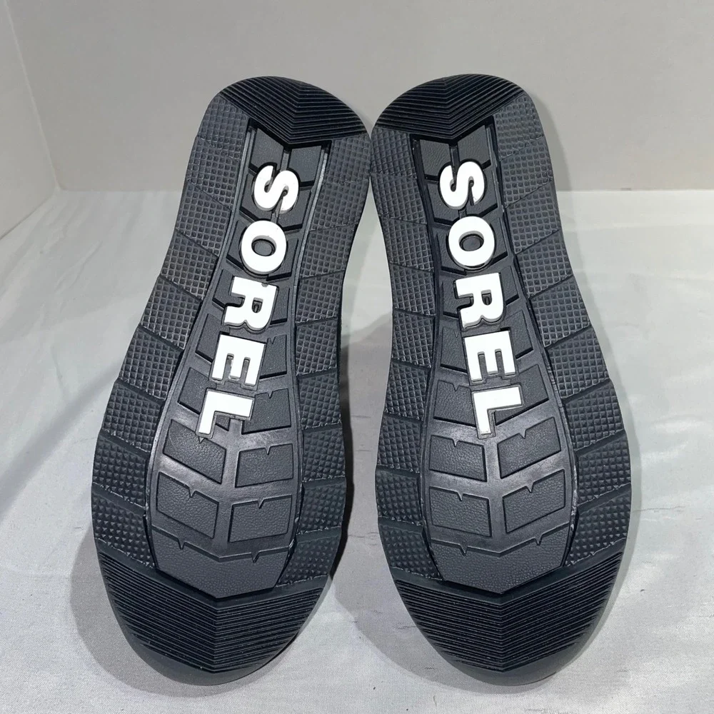 Sorel‎ Whitney II Puffy Mid Waterproof Winter Boots Kids Quarry Grey Pink 13